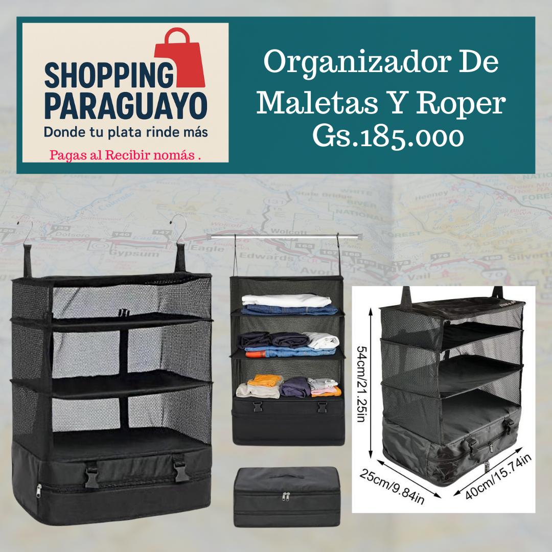 Organizador de Maletas Plegables y Colgantes