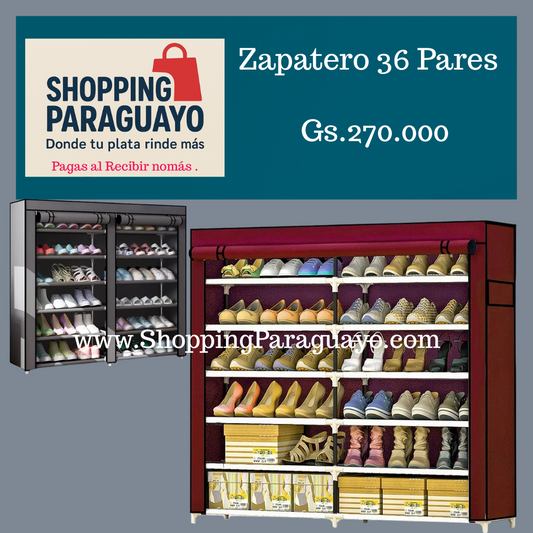 Atrae Prosperidad ordenando tus zapatos con tu zapatero para 36 pares