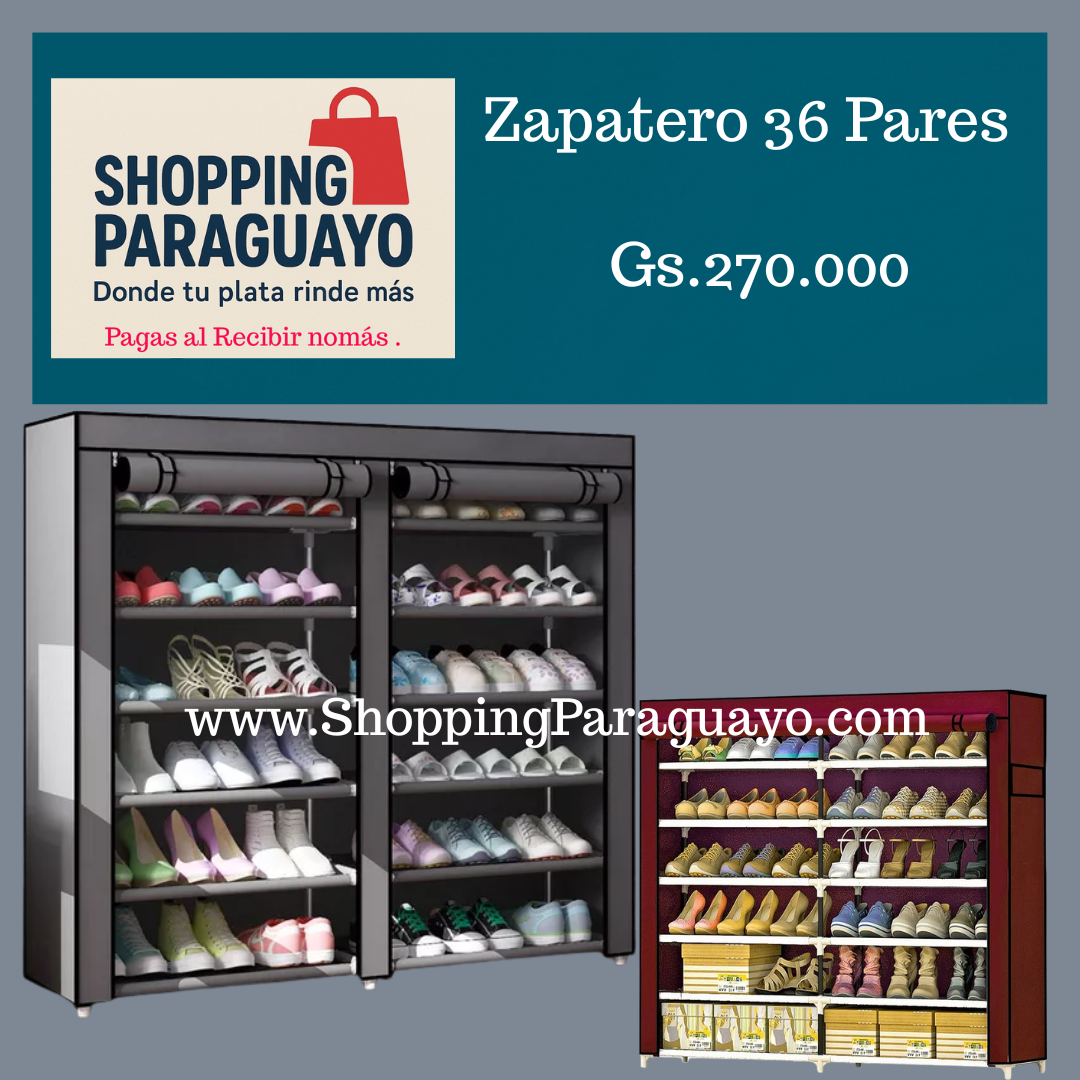 Atrae Prosperidad ordenando tus zapatos con tu zapatero para 36 pares